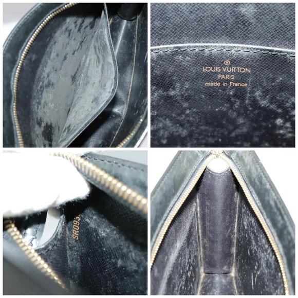 LOUIS VUITTON Epi Pochette Homme Clutch Bag Black Noir M52522 LV Auth 98877 - Picture 15 of 16
